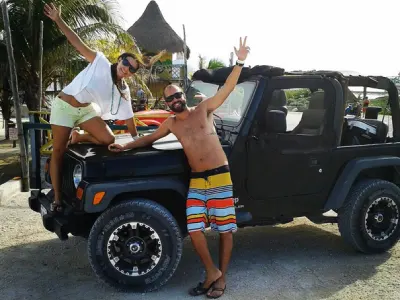 Jeep em Cozumel
